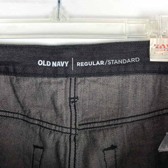Old Navy men’s black straight tapered leg standard jeans - Picture 5 of 6